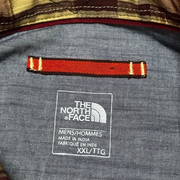 The North Face Shirt Mens 2XL XXL Plaid Long Sleeve Button‎ Up Casual Outdoor - Picture 7 of 13